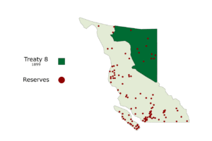 B.C. Treaty Areas & Reserves