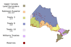 Ontario Treaty Areas & Reserves